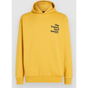Future Surf Society - Hoodie - Beige - Katoenmix - Logo op Borst