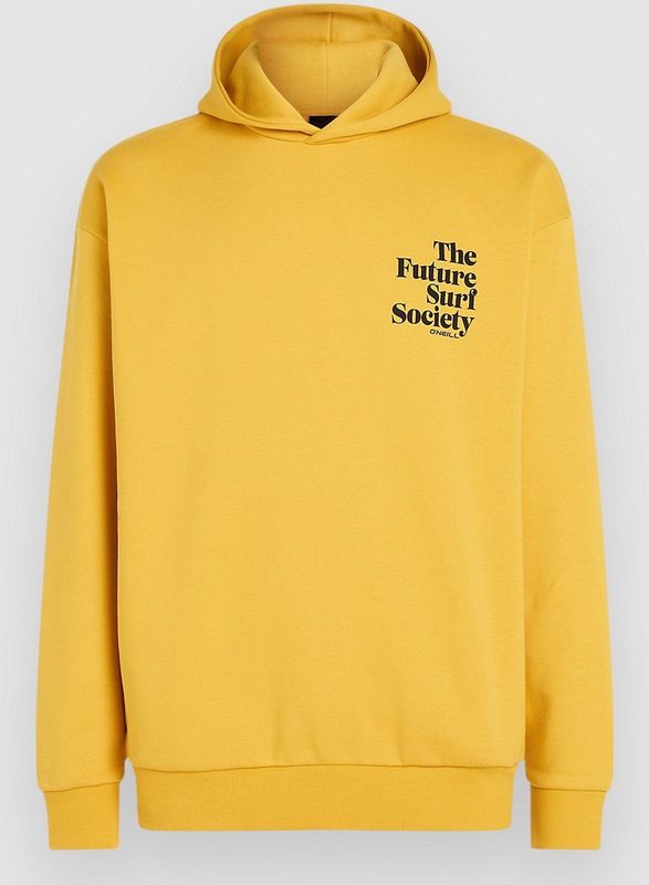 Future Surf Society - Hoodie - Beige - Katoenmix - Logo op Borst