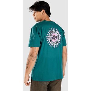 Quiksilver - EV Beach Blast S/S T-shirt - Turkoois - 100% Katoen