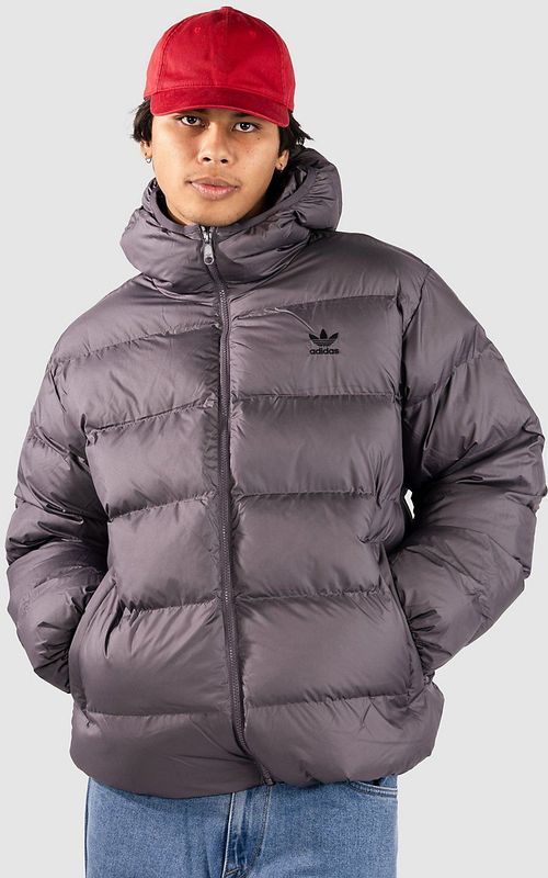 adidas Originals - Commercial - Gewatteerde Jas - Grafiet/Zwart