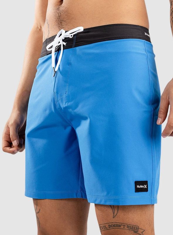 Hurley Heren Phntm -Eco OAO Solid 18' boardshorts, Kingdom Blue HTR, 28 EU
