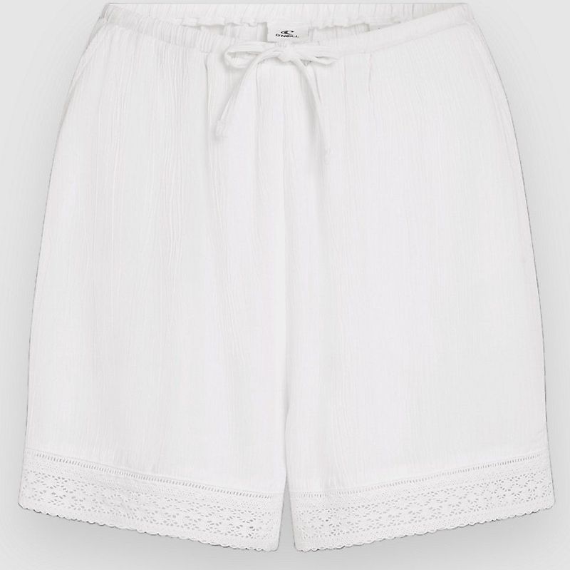 O'Neill - Essentials Embroidery - Korte Broek - Wit - Livaeco-viscose