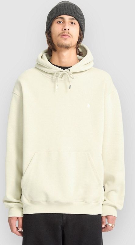Volcom - Sweatshirt - Ivoor - Capuchon met Trekkoord - Losse Pasvorm