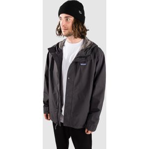 Patagonia Jackson Glacier Rain Jacket - Zwart - 100% Polyester - Waterdicht - Winddicht