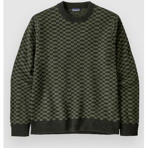 Patagonia - Recycled Wool Sweater - Trui - Olijfgroen