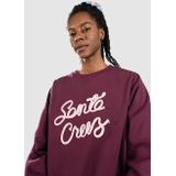 Santa Cruz Ribbon Script Front Crew Sweater