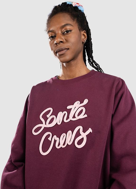 Santa Cruz Ribbon Script Front Crew Sweater