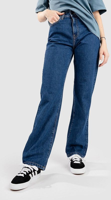 Carhartt WIP - Jeans - Blauw - 100% Katoen - Regular Fit