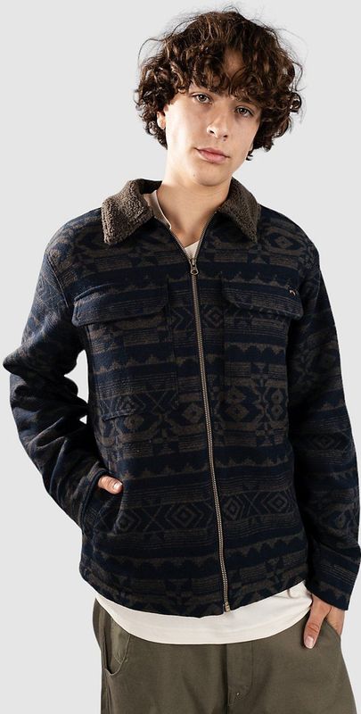 BILLABONG - Barlow Sherpa Windjack - Donker Bruin - 1 Stuk