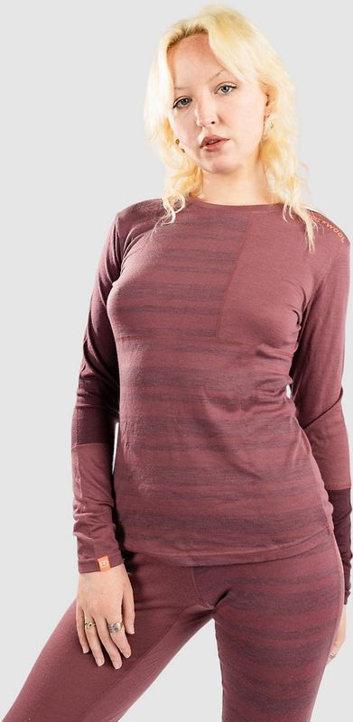 Ortovox - 185 Rock 'N' Wool - Thermoshirt - Zwart - Merinowol