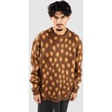 Santa Cruz - Jaguar Knit Crew - Trui - Bruin