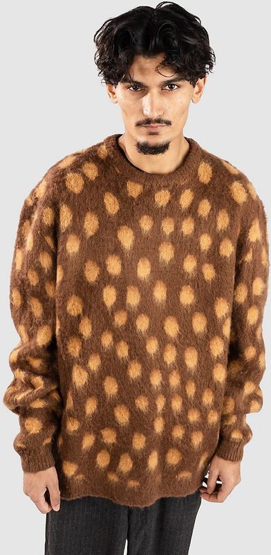 Santa Cruz - Jaguar Knit Crew - Trui - Bruin