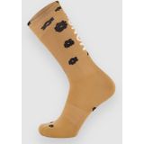 Mons Royale - Atlas Merino Snow Sock Aoraki Lily Toffee - Skisokken - Geel