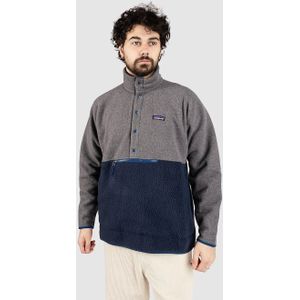 Patagonia Retro Pile 1/2 Snap Pullover Fleecetrui (Heren |grijs)