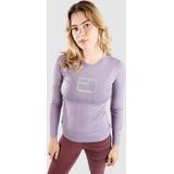 Ortovox - 150 Cool Mountain Silhouette - Merinoshirt - Purper - Dames