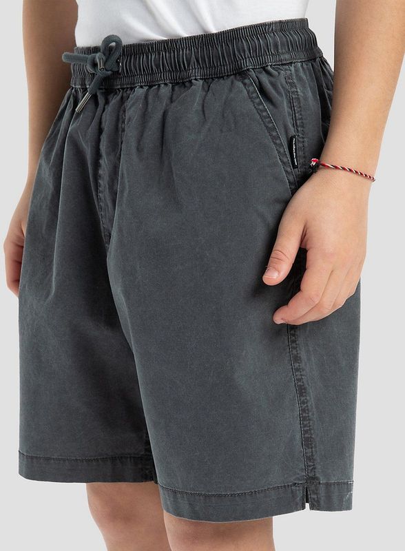 Taxer - Youth 15 - Korte Broeken - Blauw - Katoen-Elastaan