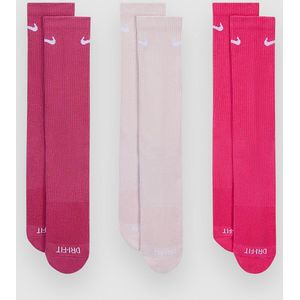 Nike - Everyday Plus Cushioned - Trainingssokken - Meerkleurig - 3 Paar