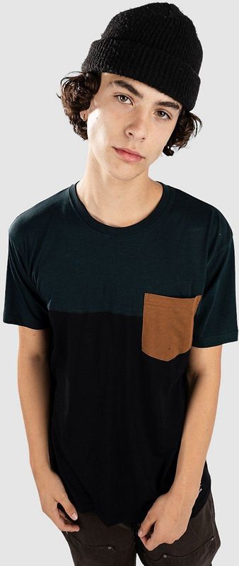 Iriedaily - Block Pocket - T-shirt - Contrastkleuren - Ronde Nek