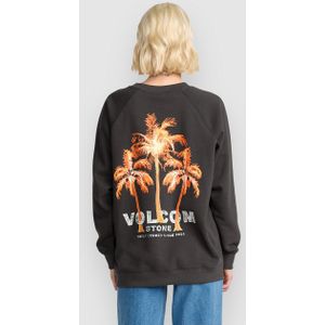 Volcom Sweatshirt 'STONE MAGIC'  geel / donkergroen / oranje / wit