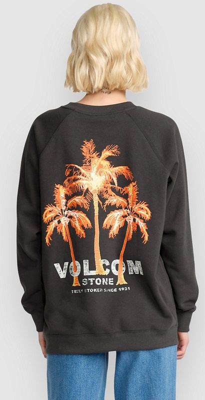 Volcom Sweatshirt 'STONE MAGIC'  geel / donkergroen / oranje / wit