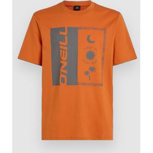 O'Neill - Front Print - T-shirt - Oranje - Katoen