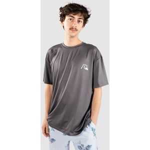 Quiksilver - DNA - T-shirt - Zwart - Katoenachtige Stof - UPF 50 Bescherming