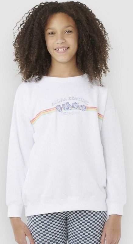 RIP CURL - Keepsakes - Sweater - Wit - Ontspannen Pasvorm - Exotische Bloemenprint