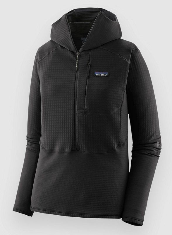 Patagonia - R1 P/O Hoody - Damesvest - Zwart