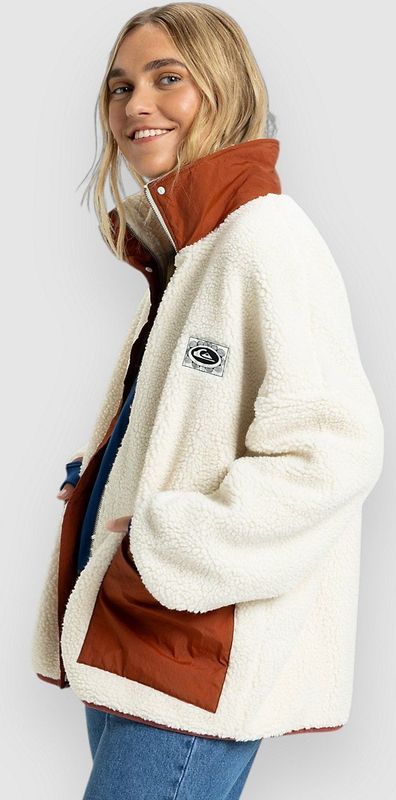 Quiksilver - Minto Sherpa - Fleecevest - Beige