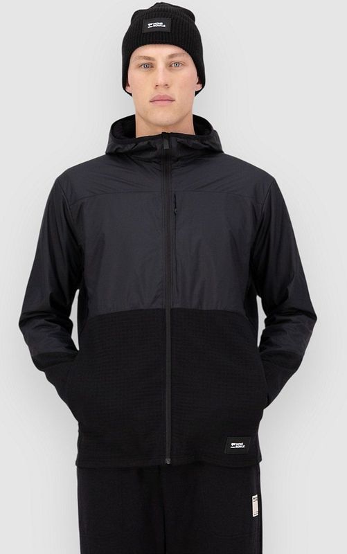 Mons Royale - Offgrid Merino Fleece - Windjack - Zwart