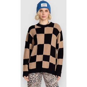 Volcom - TRIPNOTIC - Gebreide Trui - Beige / Zwart