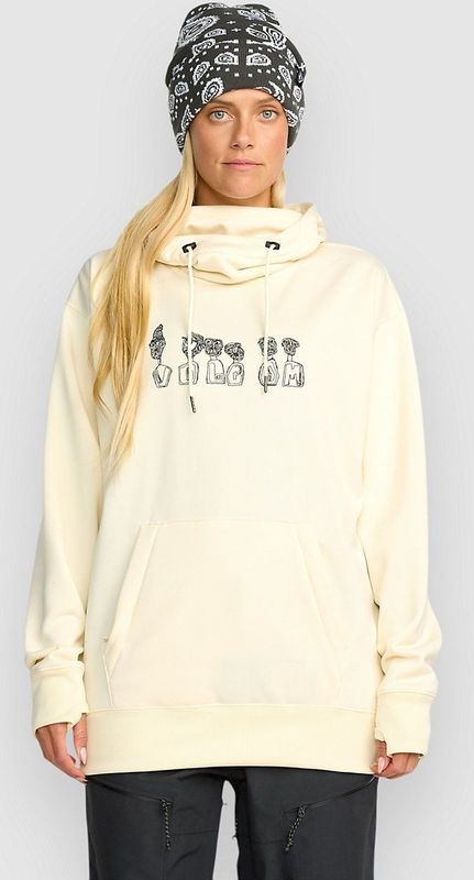 Volcom - Riding Hydro P/o - Fleece Hoodie - Dames - Met Kap - 290g Hydrofleece