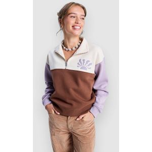 Roxy - View Point Block - Fleece - Colourblock - Halve Rits - Dames