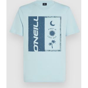 O´NEILL - T-shirt - Opdruk - Blauw - Katoen