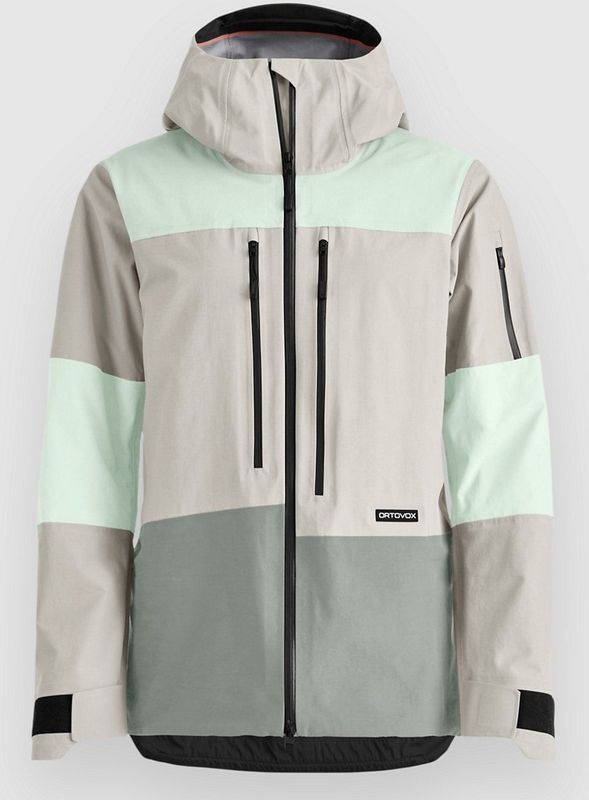 Ortovox - Womens Ravine Free 3L Jacket - Ski-jas - Grijs - Waterdicht