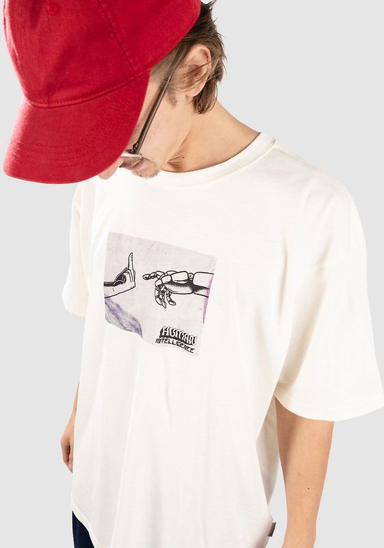 Iriedaily - Shirt - Grijs - Motiefprint - Kwartmouw