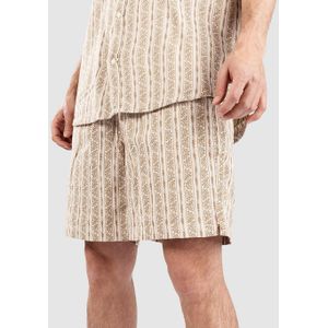 Quiksilver - Taxer Jacquard Street Way Short - Beige - 100% Katoen