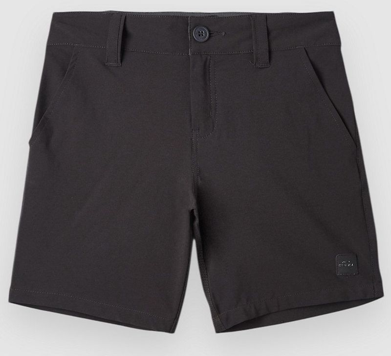 O'Neill - Hybrid Chino Korte Broek - Black Out - 50% Polyester, 42% Gerecycled Polyester, 8% Elastaan