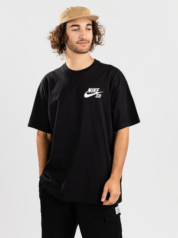 Nike SB Skateshirt met logo - Zwart
