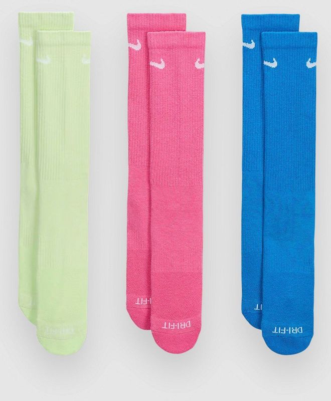 Nike - Everyday Plus Cushioned - Trainingssokken - Meerkleurig - 3 Paar