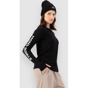Mons Royale Womens Yotei Merino Classic L/S Merino-ondergoed (Dames |zwart)