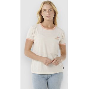 Rip Curl - Swell Lines Ringer - T-shirt - Korte Mouwen