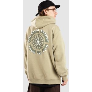 Volcom - Watanite Hoodie - Groen - Fleece Hoodie - Heren