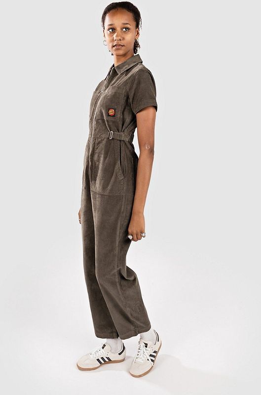 Santa Cruz - Line Up Utility Jumpsuit - Grijs - Dames
