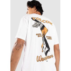 Volcom - Enamel - T-shirt - Wit - Korte Mouwen - Heren