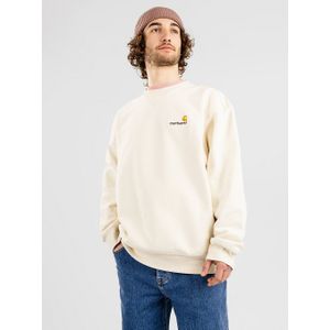 Carhartt WIP - American Script - Sweatshirt - Beige - Effen