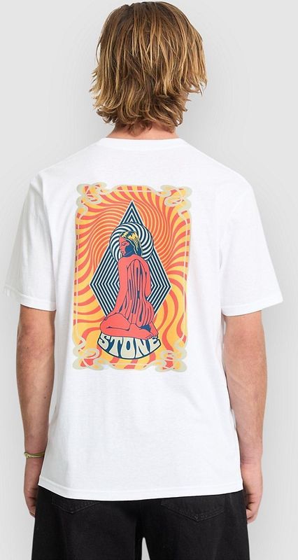 Volcom - Psychback - T-shirt - Grijs - Motiefprint