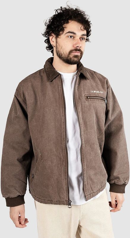 Quiksilver - Shaper - Gewatteerde Jas - Bruin - Heren