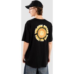 Volcom - Daylighter - Shirt - Lichtoranje - Ronde Hals - Kwartmouw