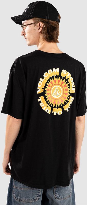 Volcom - Daylighter - Shirt - Lichtoranje - Ronde Hals - Kwartmouw